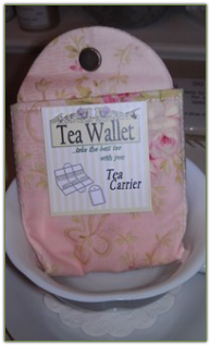 Tea Wallet Victorian Pink